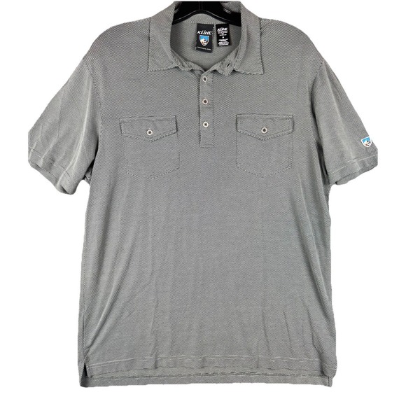 Kuhl Other - KUHL Icelandr Gray Men's M Short Sleeve Pocket Polo Outdoor Hiking Shirt
